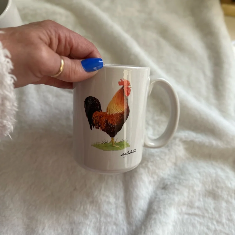 Ruster  coffee mugs 2 really cute